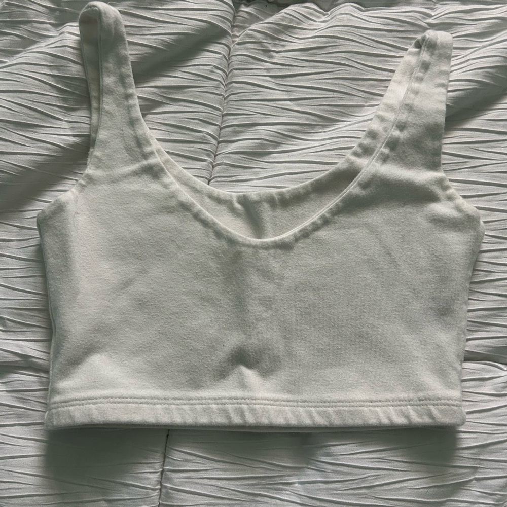 Brandy Melville White Crop Top